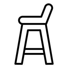 Vector Design Swivel Stool Icon Style