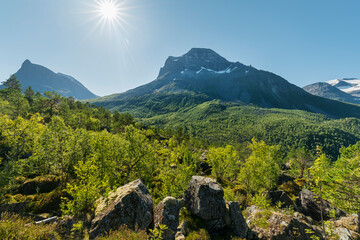 Innerdalstarnet, Skarfjellet, Innerdalen, More og Romsdal, Norwegen