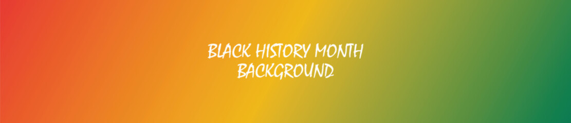 BLACK HISTORY MONTH Colorful Gradient Background banner Vector illustration design graphic Black History Month premium background banner