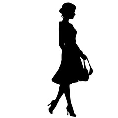 Fototapeta premium woman Silhouette 