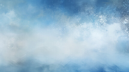 At the heart of a bustling cityscape, a grand fountain stands as a beacon of serenity amidst the chaos, its cascading waters tinted a mesmerizing blue and white.