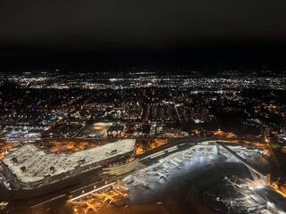 airport at night