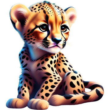 Cute Baby Cheetah