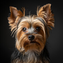 Professional Headshot Portrait of a Yorkshire Terrier