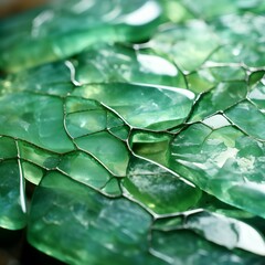 closeup surface green jade textured background