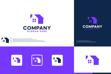 modern home logo , property , service , logo design inspiration.