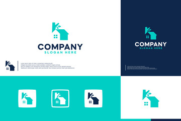 nature home , service , real estate, logo design inspiration.