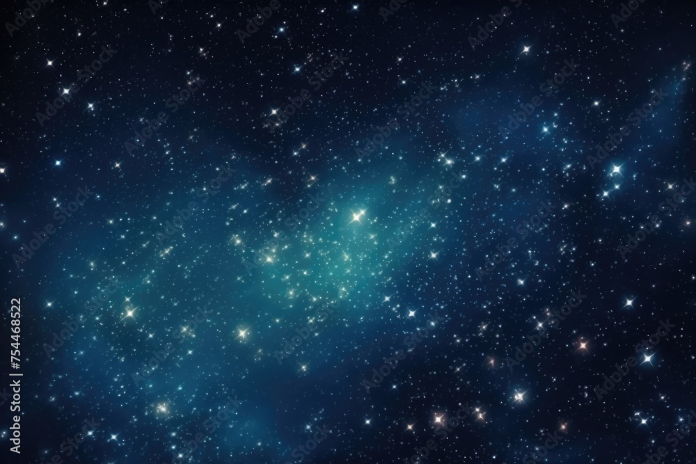 Poster a large cluster of stars shining brightly. suitable for astronomy or space-themed designs