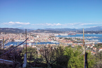 aerial view of la spezia