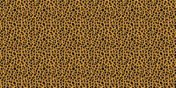 Brown and Black Animal Print Background