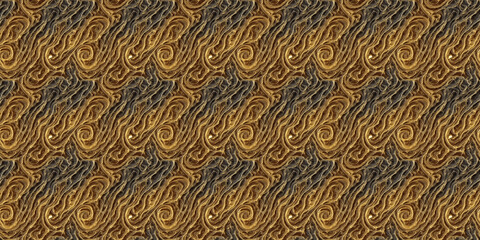 Detailed Close Up of Brown and Black Pattern