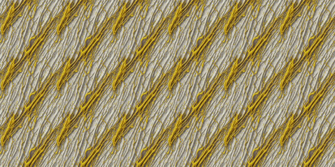 Close-Up of a Yellow Thread
