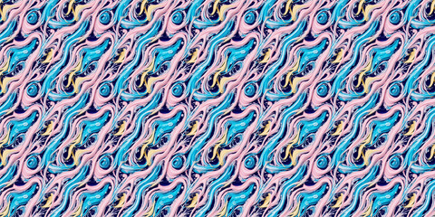 Colorful Wave Pattern in Motion