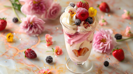 ice cream dessert