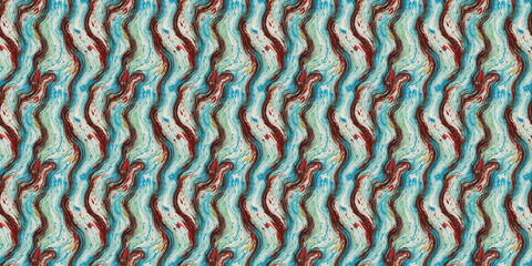 Abstract Pattern With Wavy Lines