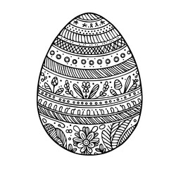 Easter egg for coloring
