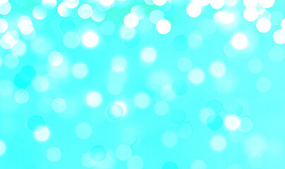Blue bokeh background for banner, poster, ad, celebrations, and various design works