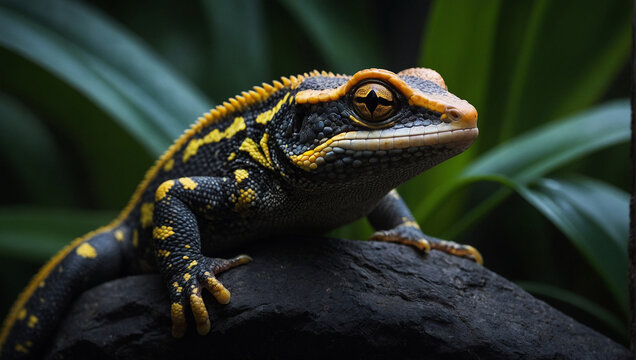Nahaufnahme eines Geckos