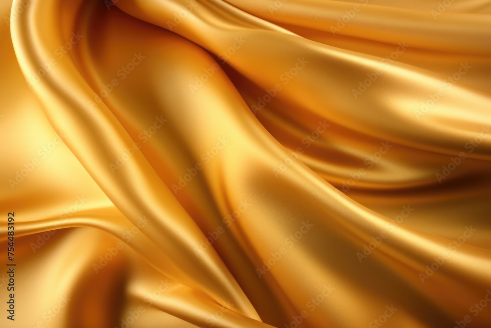Poster shiny golden fabric texture for backgrounds and design projects