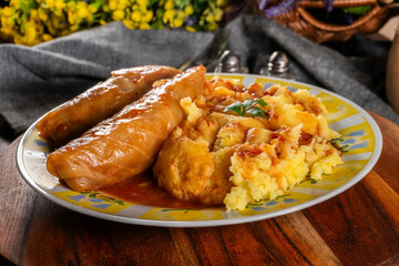 Cabbage rolls.