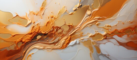 Abstract orange and white background.