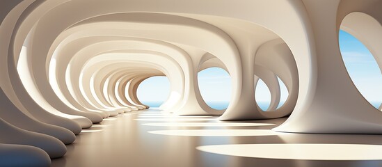 abstract architecture background. Modern architecture design concept.