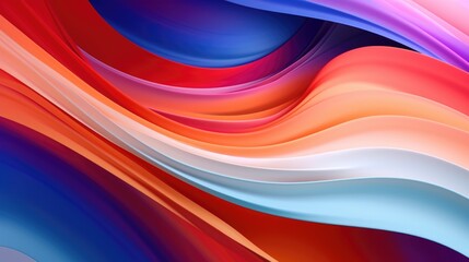 Vibrant close up of a colorful abstract background, perfect for design projects