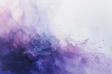 The soft hues of a watercolor background lend a sense of lightness and airiness to the image, creating an atmosphere of unique beauty and mystery - obrazy, fototapety, plakaty