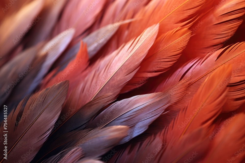 Poster close up of a bunch of feathers, perfect for various design projects