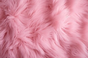 Detailed close up of pink fur texture, suitable for backgrounds or fashion designs