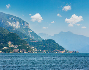 Fototapeta na wymiar Summer Lake Como, Italy