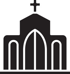 Church Glyph Icon