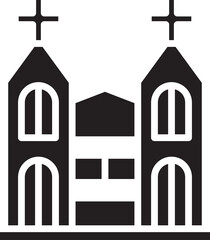 Church Glyph Icon