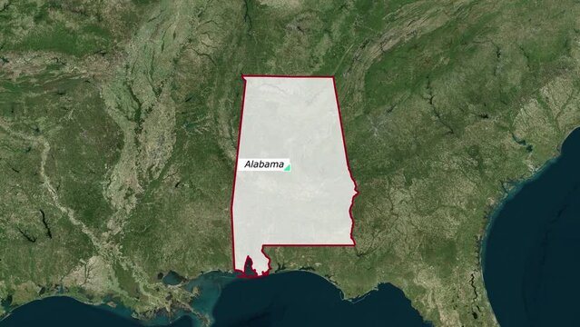 Animated Map of Alabama