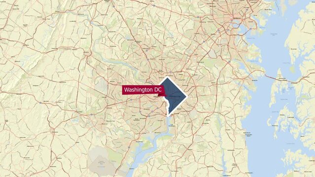 Animated Map of Washington DC