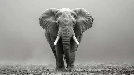 Foto op Aluminium Elephant. Animal, Mammal, Wildlife, Safari © ERiK