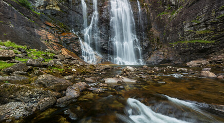 Skjervdfossen, Vestland, Norwegen