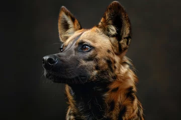 Zelfklevend Fotobehang portrait of a shepherd dog © Nail Zi