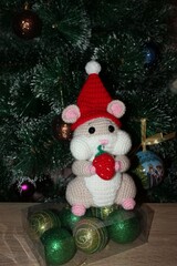 handmade accessory, knitted toys