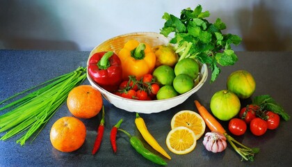 vegetables and fruits 