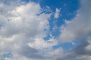 Obraz premium Beautiful blue sky and clouds natural background