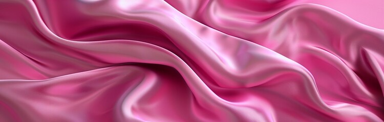 Obraz premium close up of a smooth shiny silk material