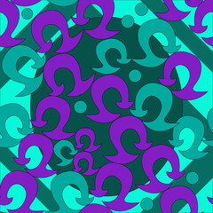 seamless pattern - arrows in a circle.