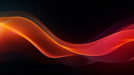Abstract Red Orange Yellow Glowing Grainy Color Gradient