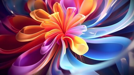 Bright Abstract Background 8k