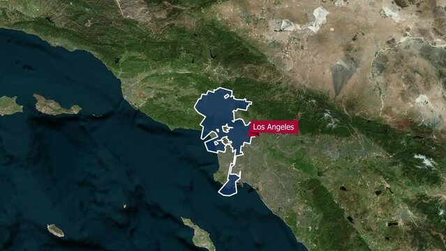 Animated Map of Los Angeles