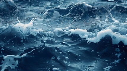 Rough waves with the sun shining on them. Background