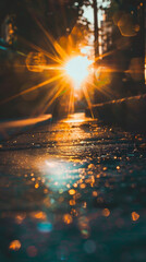 Use lens flares as abstract elements. Overlay them onto a minimalist composition, emphasizing their artistic quality
