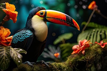 Naklejka premium toucan bird