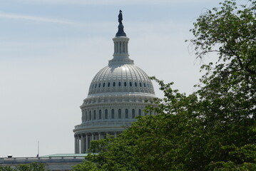 United State Capitol - close up of dome